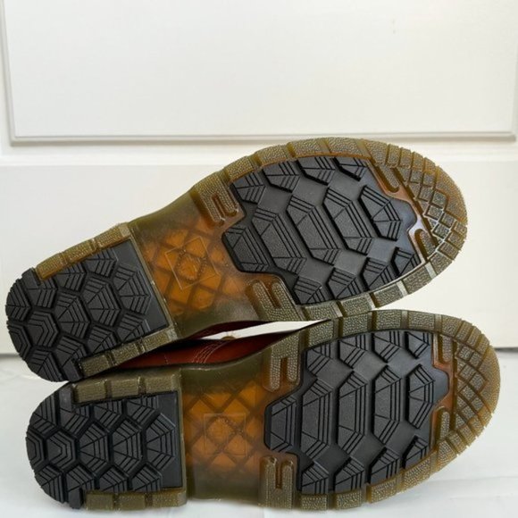 ***Sold***Dr Martens Unisex Tan Winter Grip 1460 DM-Lace-up Leather Boots - Picture 8 of 11